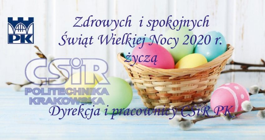 Wszystkiego dobrego z okazji Świąt Wielkanocnych!