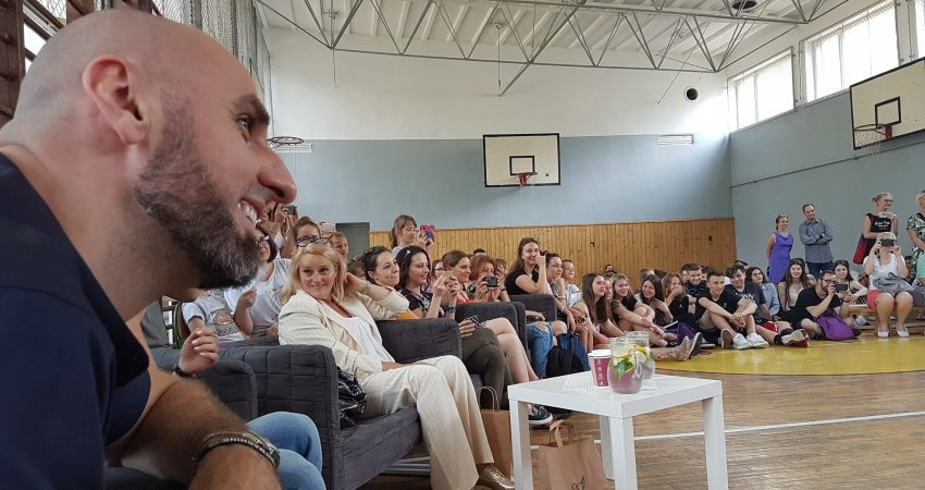 Politechnika na spotkaniu z Marcinem Gortatem