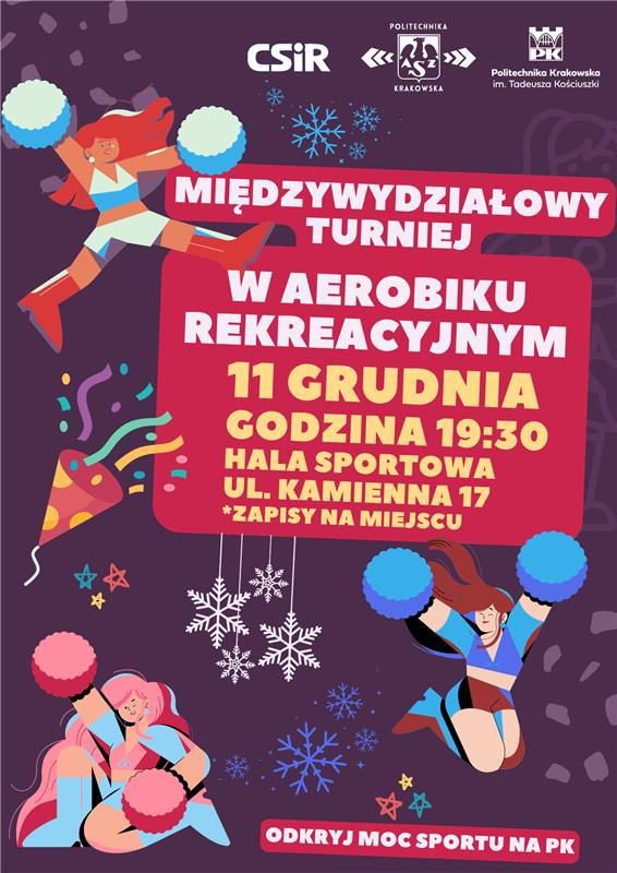 Przed nami XIII Międzywydziałowy Turniej w Aerobiku Rekreacyjnym