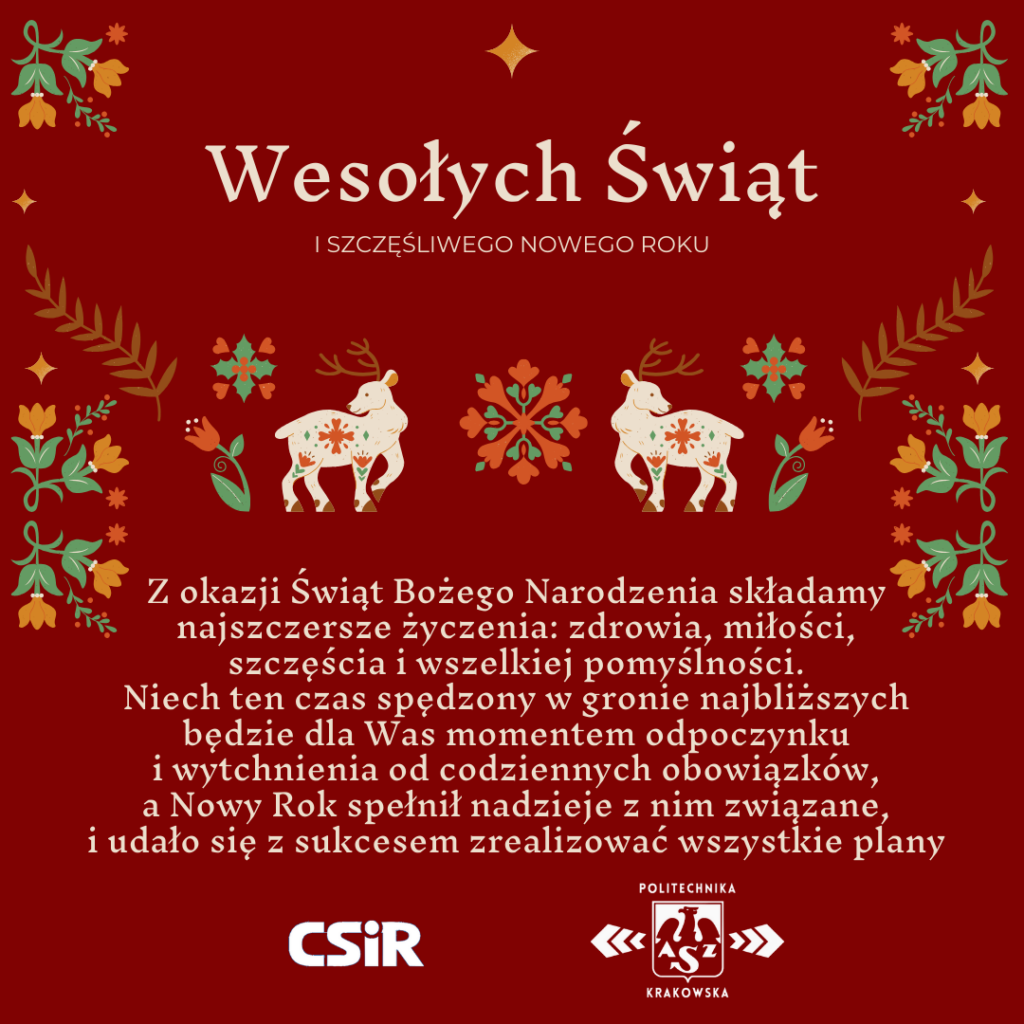 Kartka z życzeniami świątecznymi